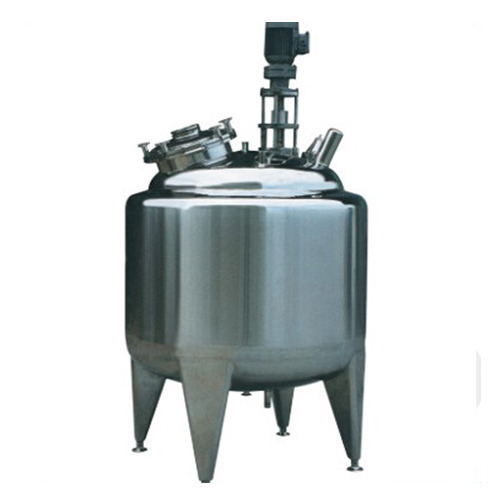 stainless steel reaction vessel tank with mixer