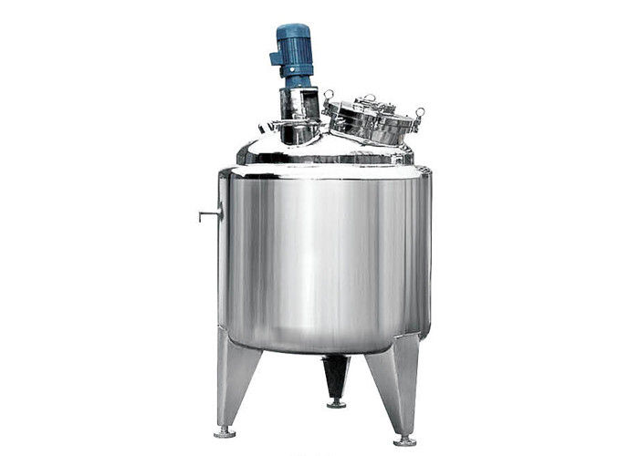 stainless steel reaction vessel tank with mixer
